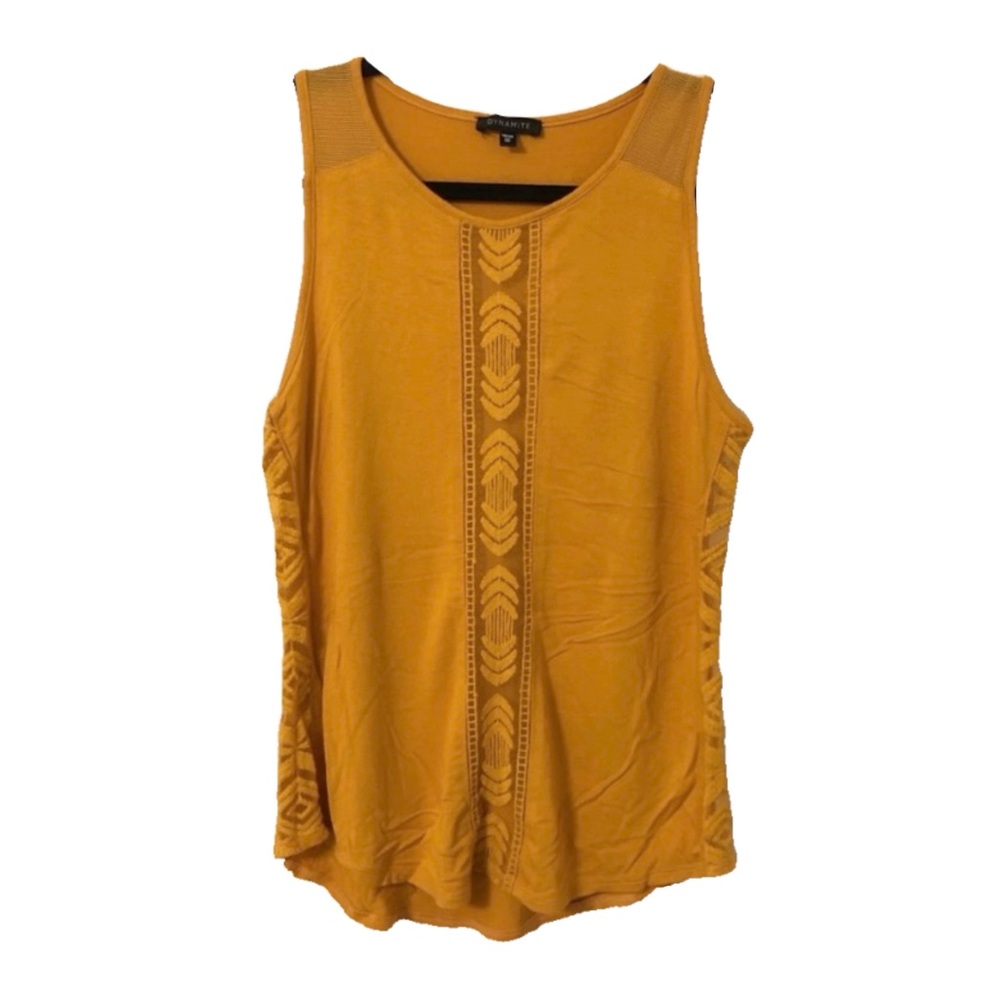 Dynamite Mustard Yellow Tank Top